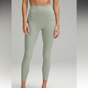 🍋🍋NWT! Lululemon Align HR Pant With Pockets 25”🍋🍋. Size 6. Color Palm Court.